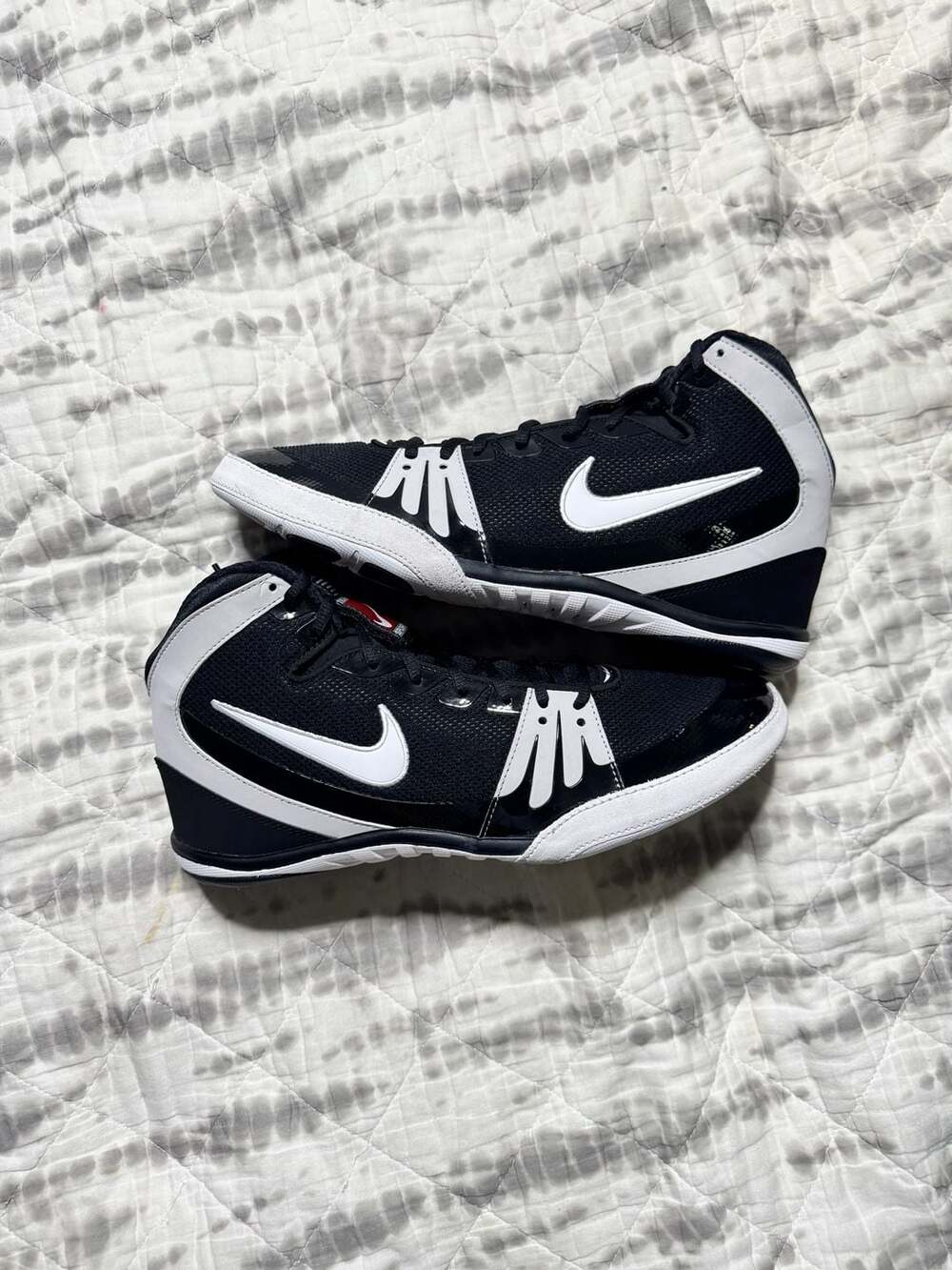 Nike Freek Black White Wrestling Shoes Men’s 12.5 316403-011
